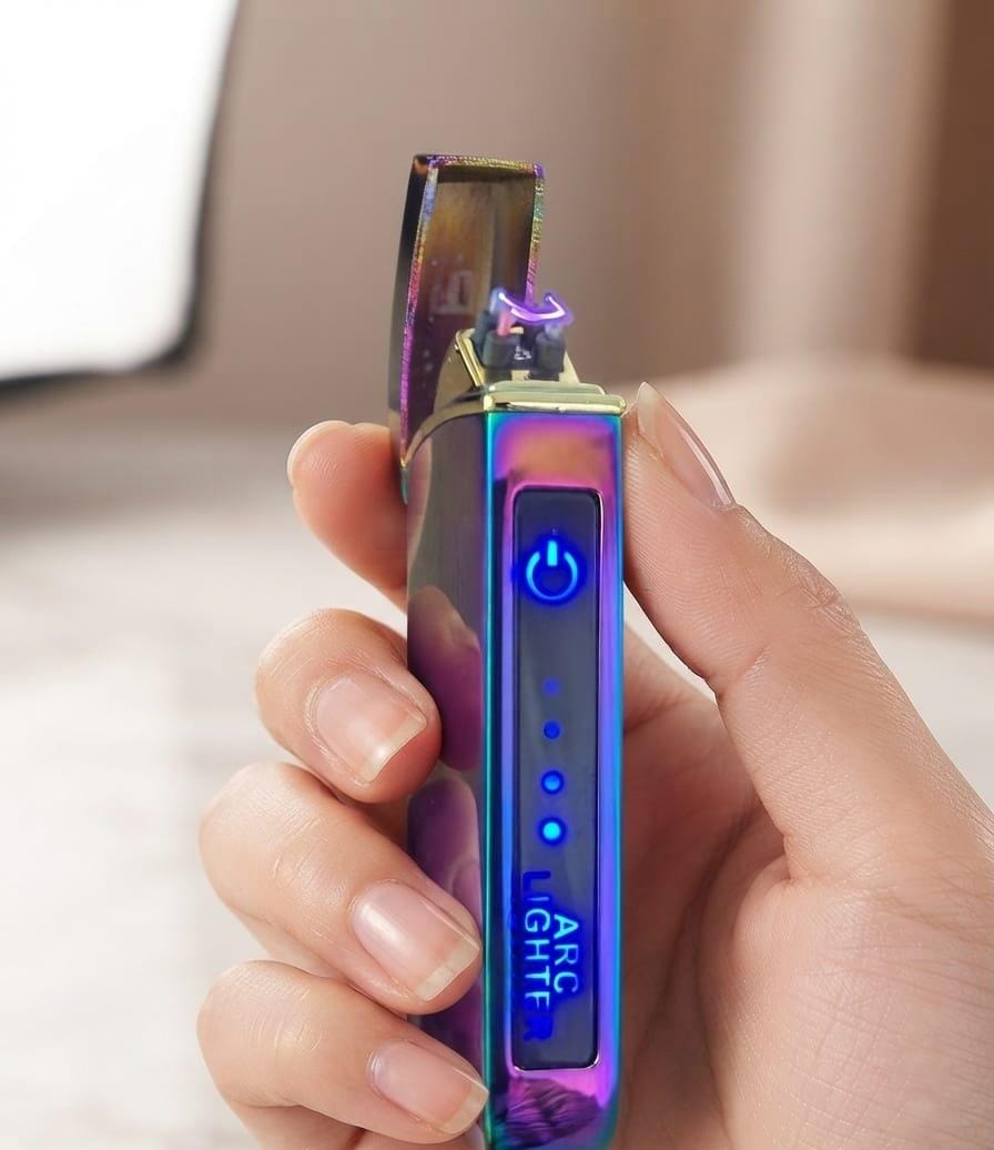 Plasma Electric Lighters - Dual Arc Windproof USB Rechargeable Khaanvaade
