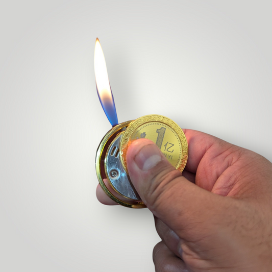 Coin Lighter in 2 Beautiful Colors