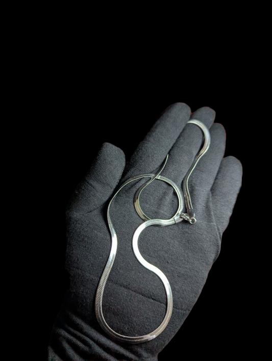 Silver Snake Chain Stainless Steel Unisex