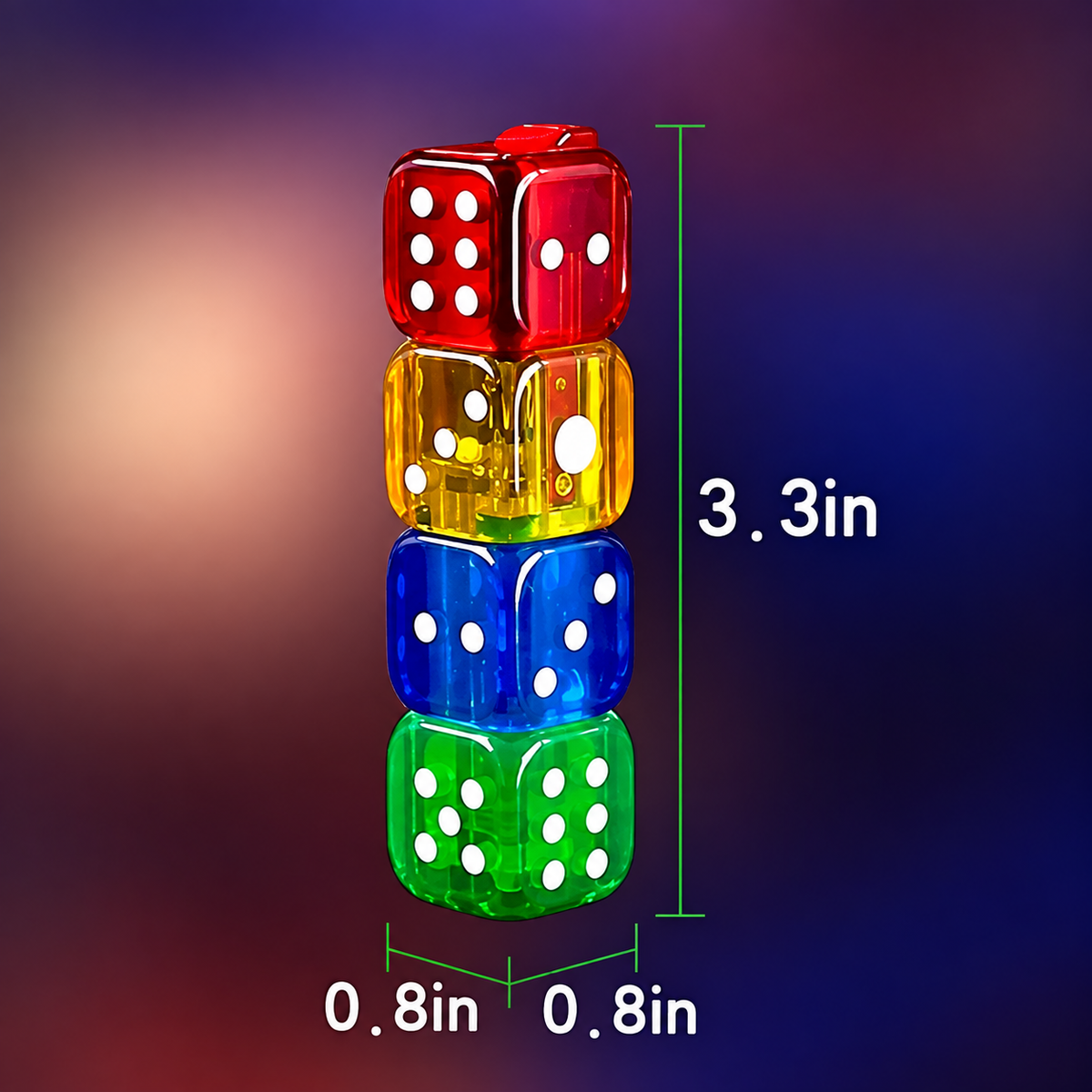 Colorfull Dice Jet Flame Lighter Metallic Fire