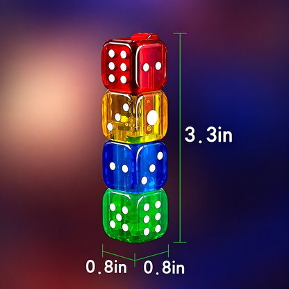 Colorfull Dice Jet Flame Lighter Metallic Fire
