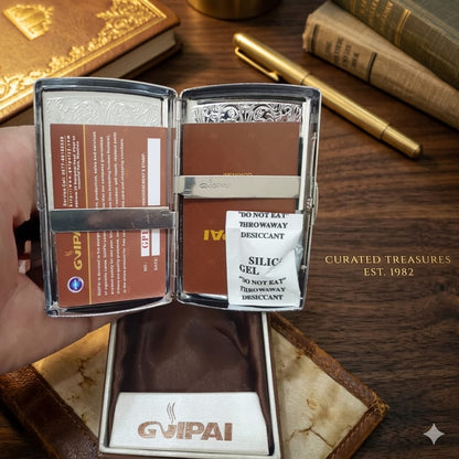 Silver Starlight Cigarette Case Stainless Steel KhaanVaade
