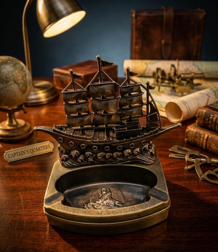 Captain's Voyage Lighter & Ashtray