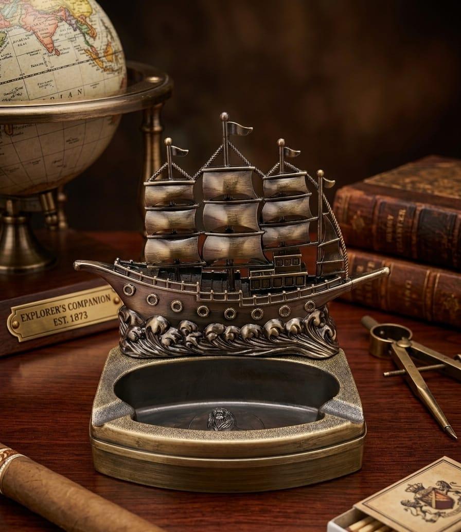 Captain's Voyage Lighter & Ashtray