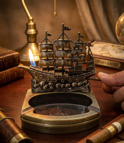 Captain's Voyage Lighter & Ashtray