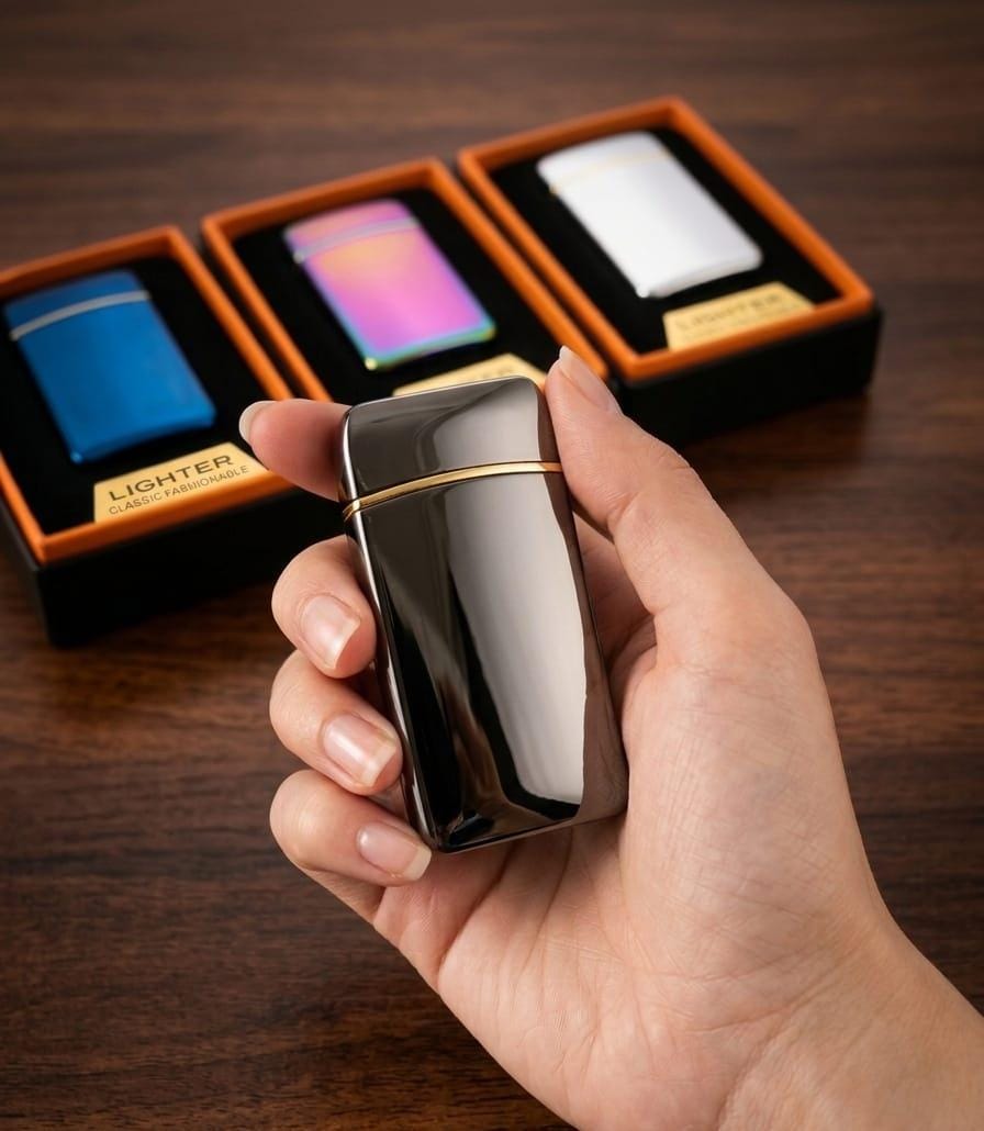 Plasma Electric Lighters - Dual Arc Windproof USB Rechargeable Khaanvaade