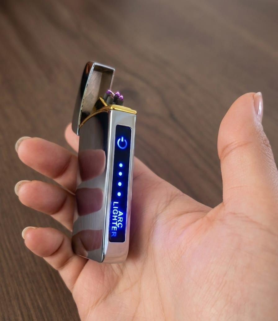 Plasma Electric Lighters - Dual Arc Windproof USB Rechargeable Khaanvaade