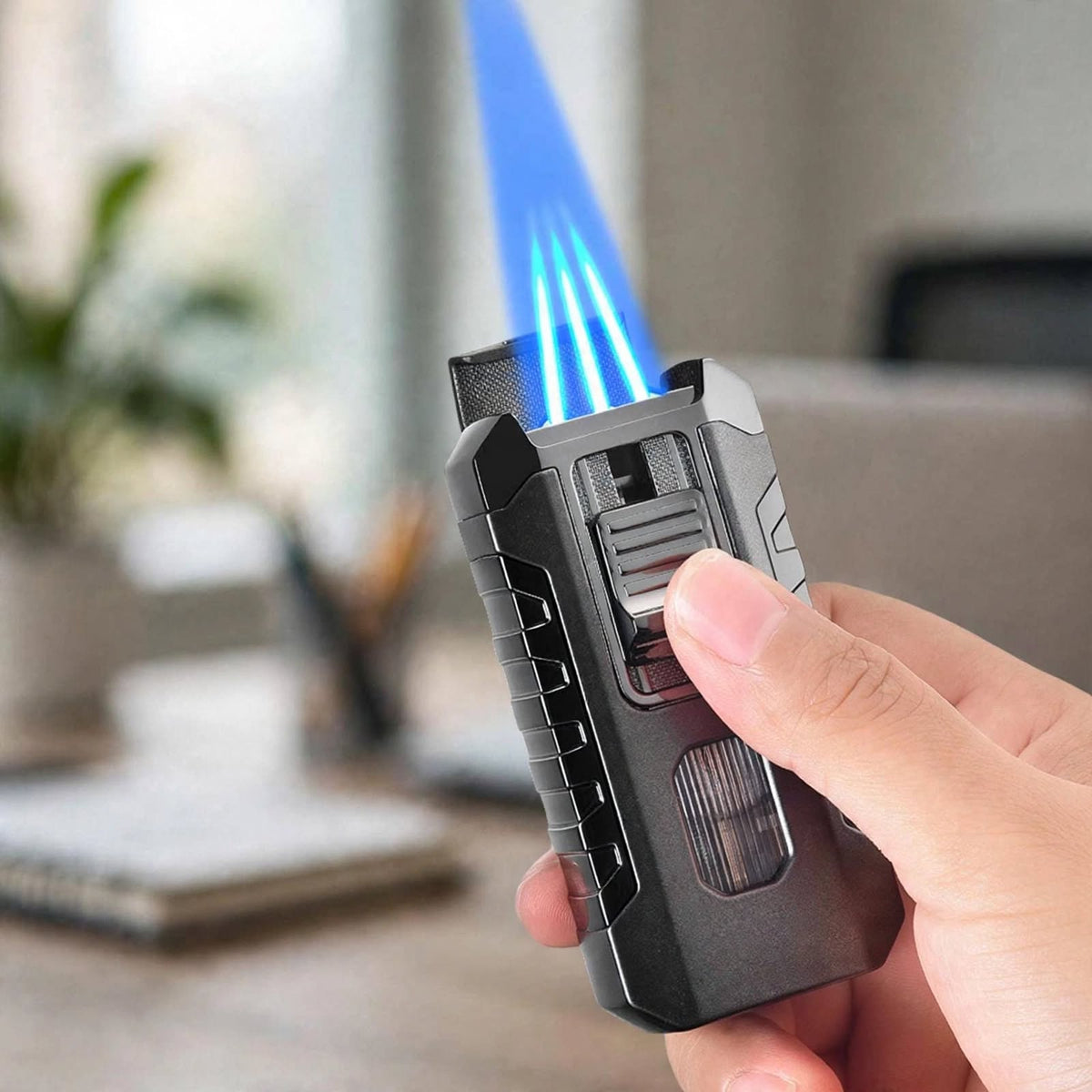 Tactical Triple Flame Lighter Khaanvaade