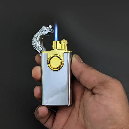Crocodile Lighter in Dual Flame