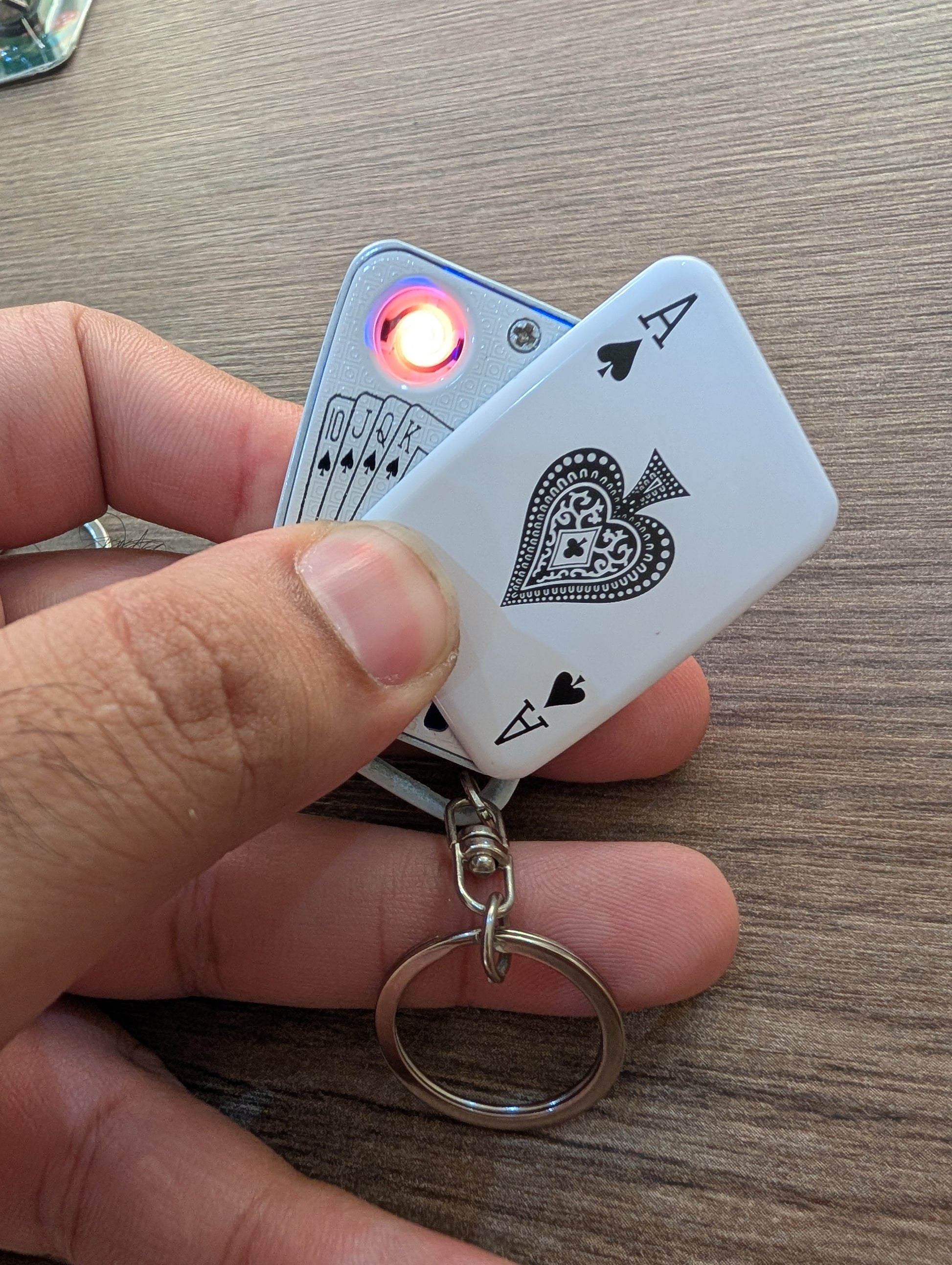 Ace Electric Keychain Lighter Khaanvaade