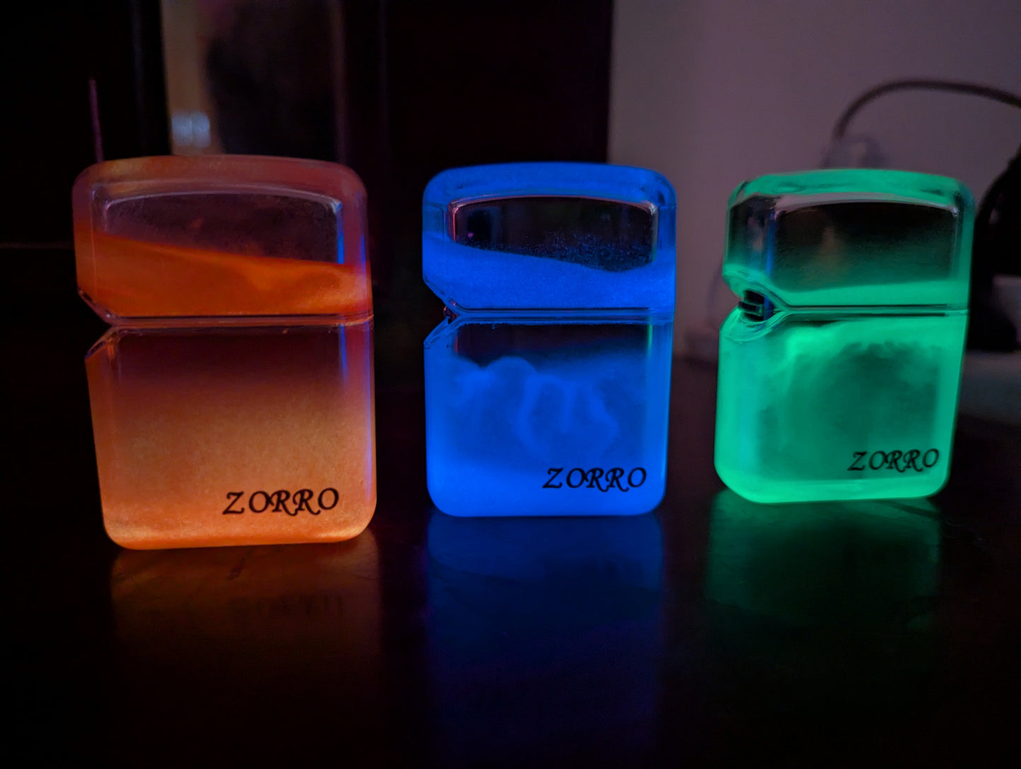Glow in Dark Zorro Lighter