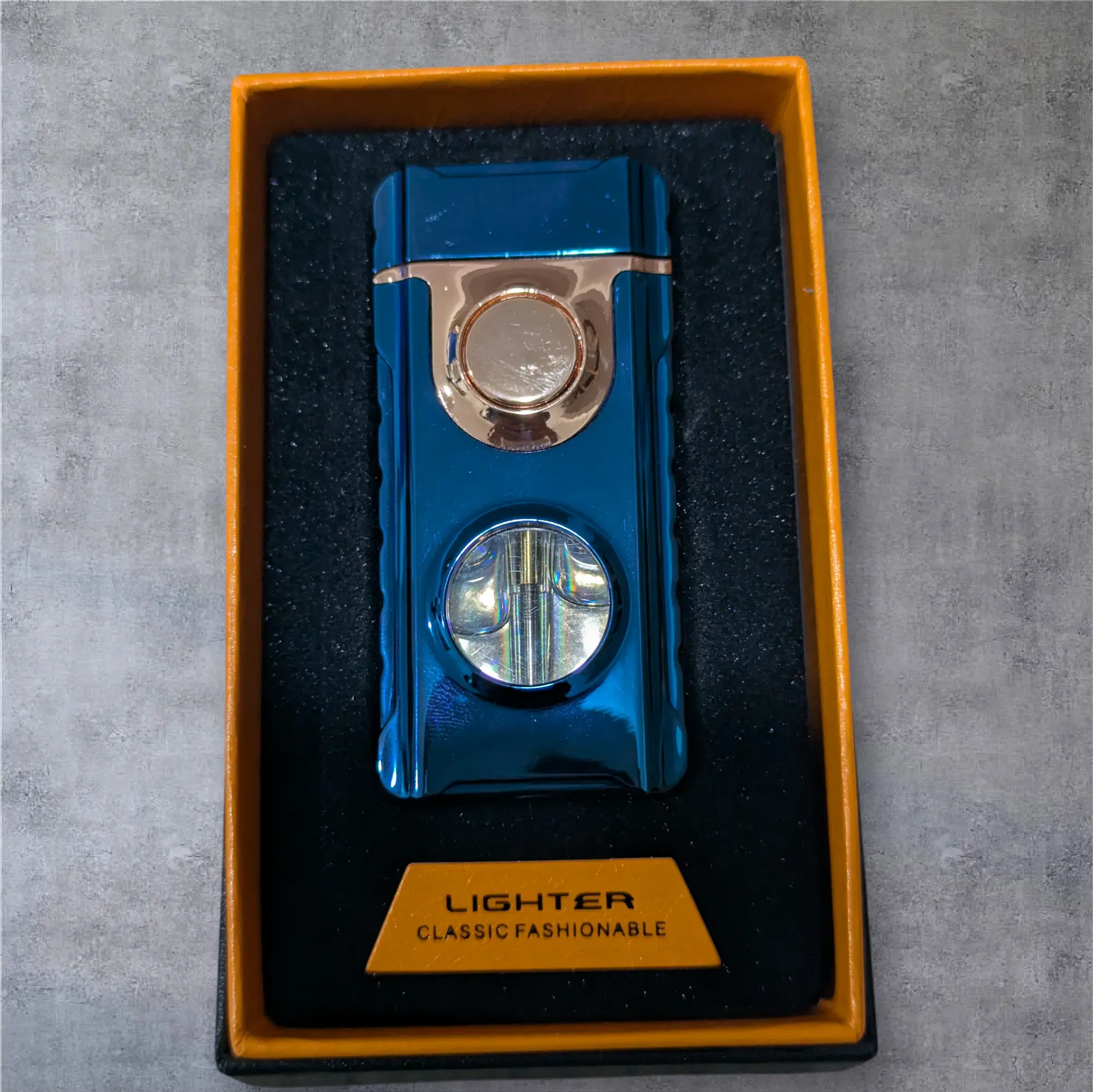 Dual Flame Blue Light Lighters Khaanvaade