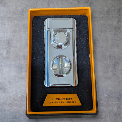 Dual Flame Blue Light Lighters Khaanvaade