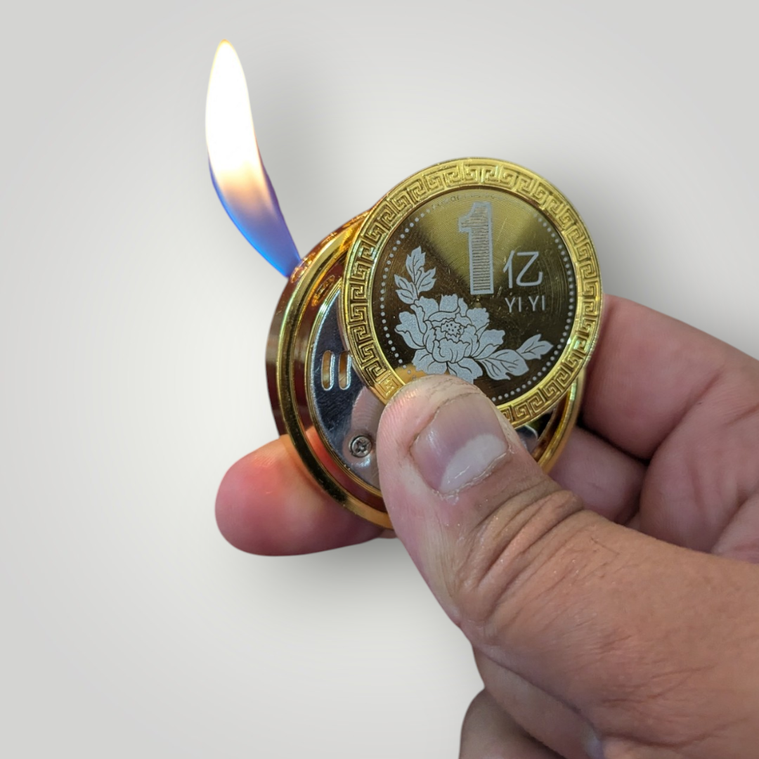 Coin Lighter in 2 Beautiful Colors