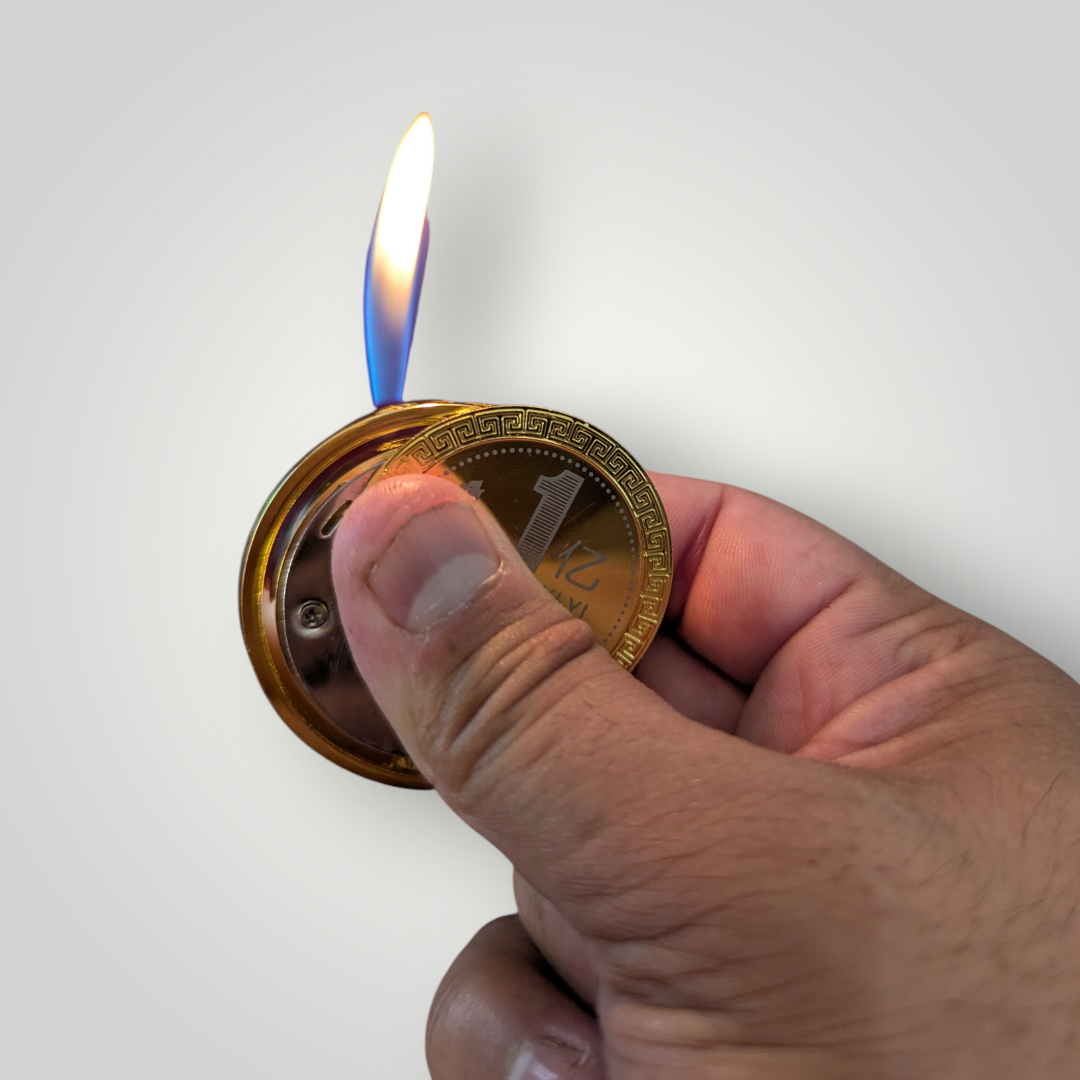 Coin Lighter in 2 Beautiful Colors