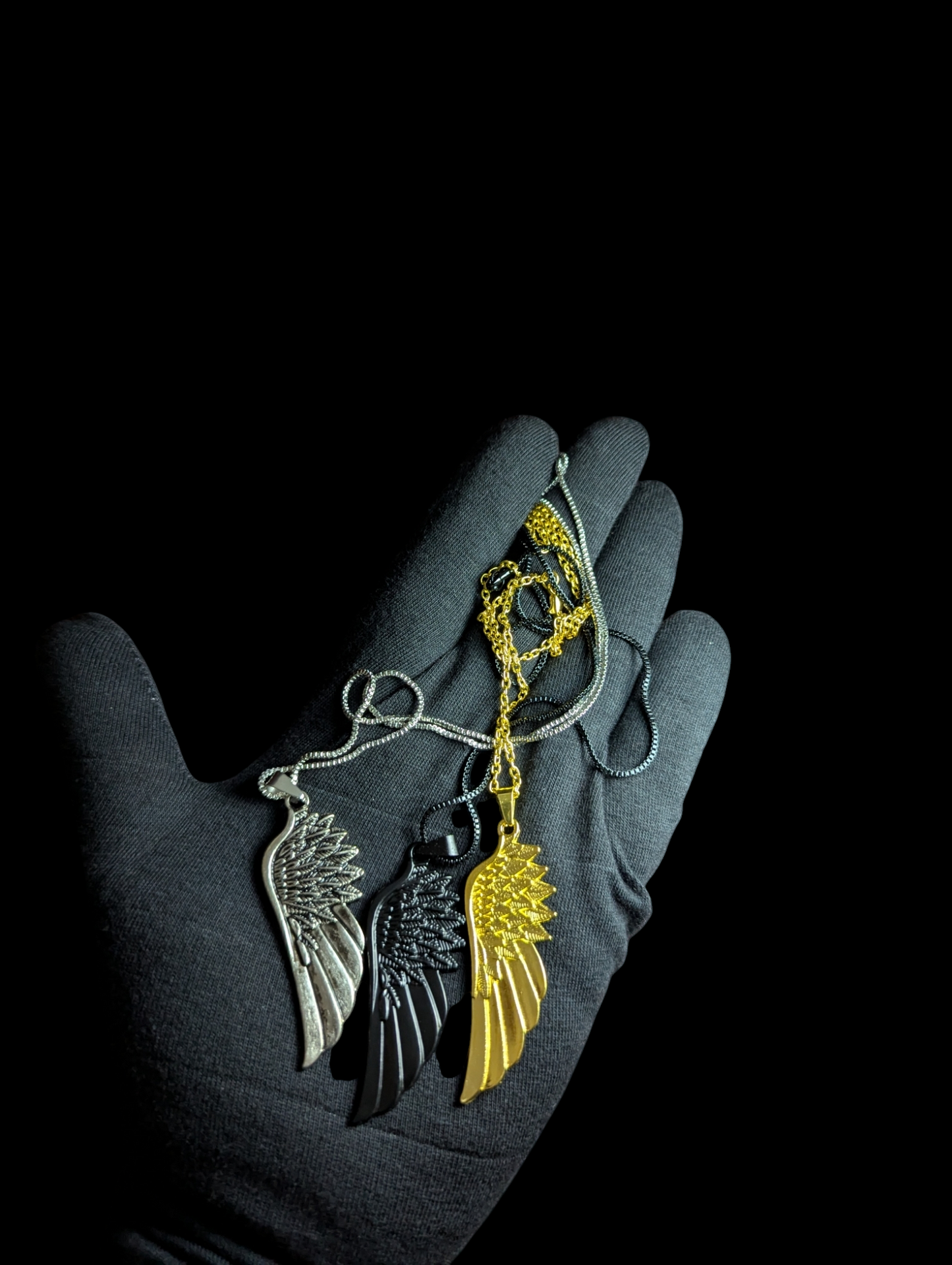 Wings Pendant in 3 Beautiful Colors Unisex