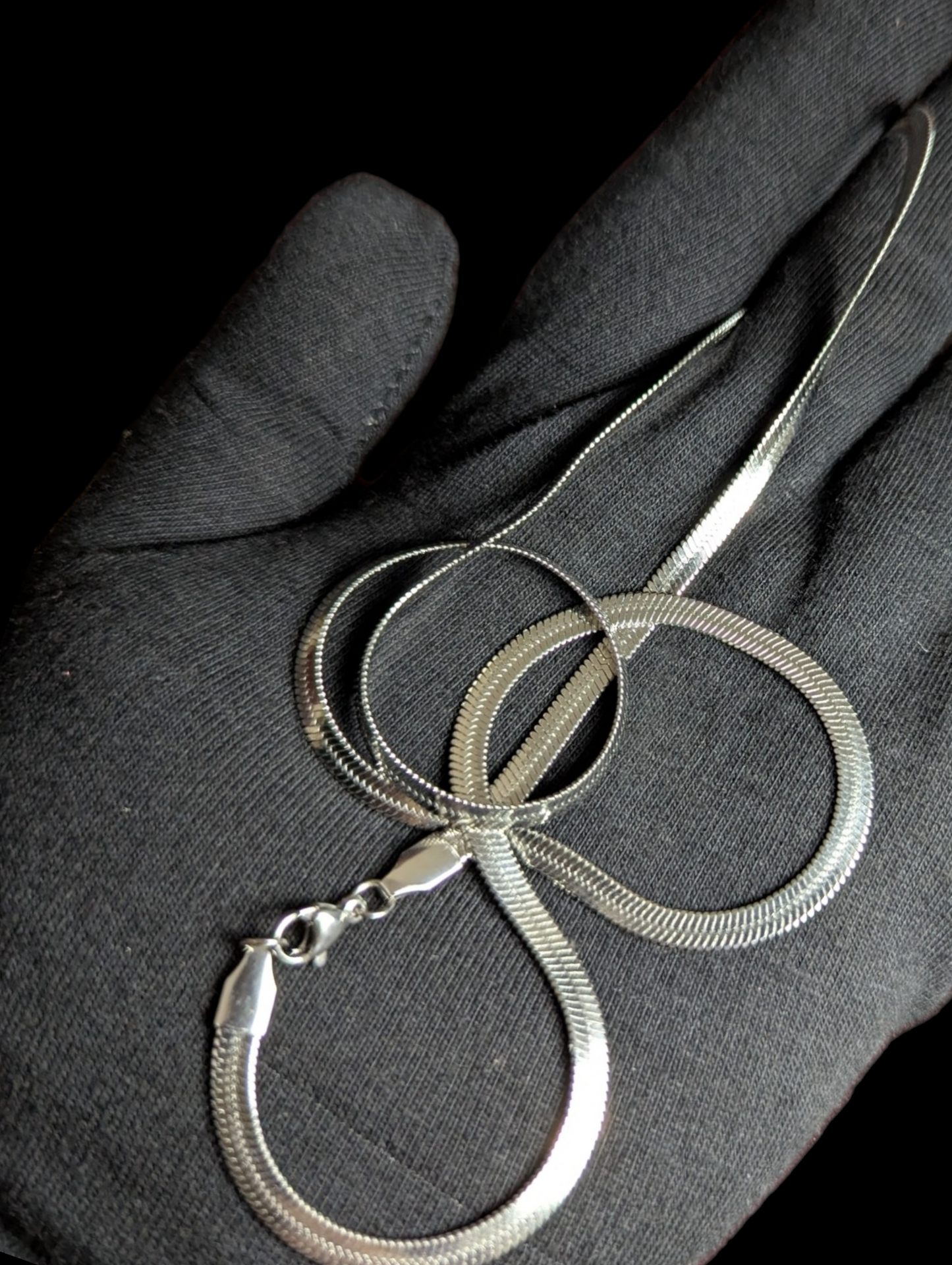 Silver Snake Chain Stainless Steel Unisex