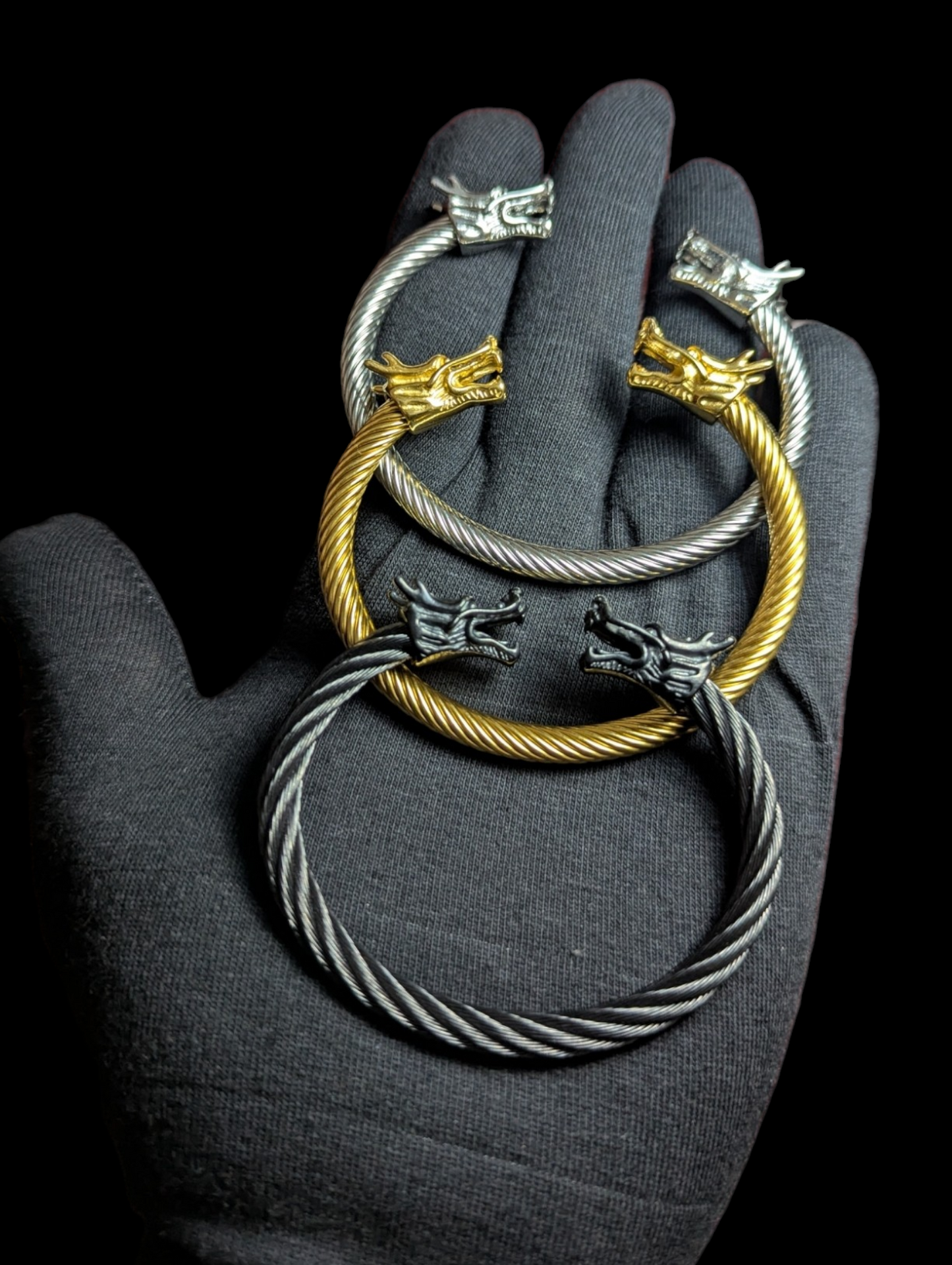 Dragon Bracelets in 3 beautiful colors Unisex