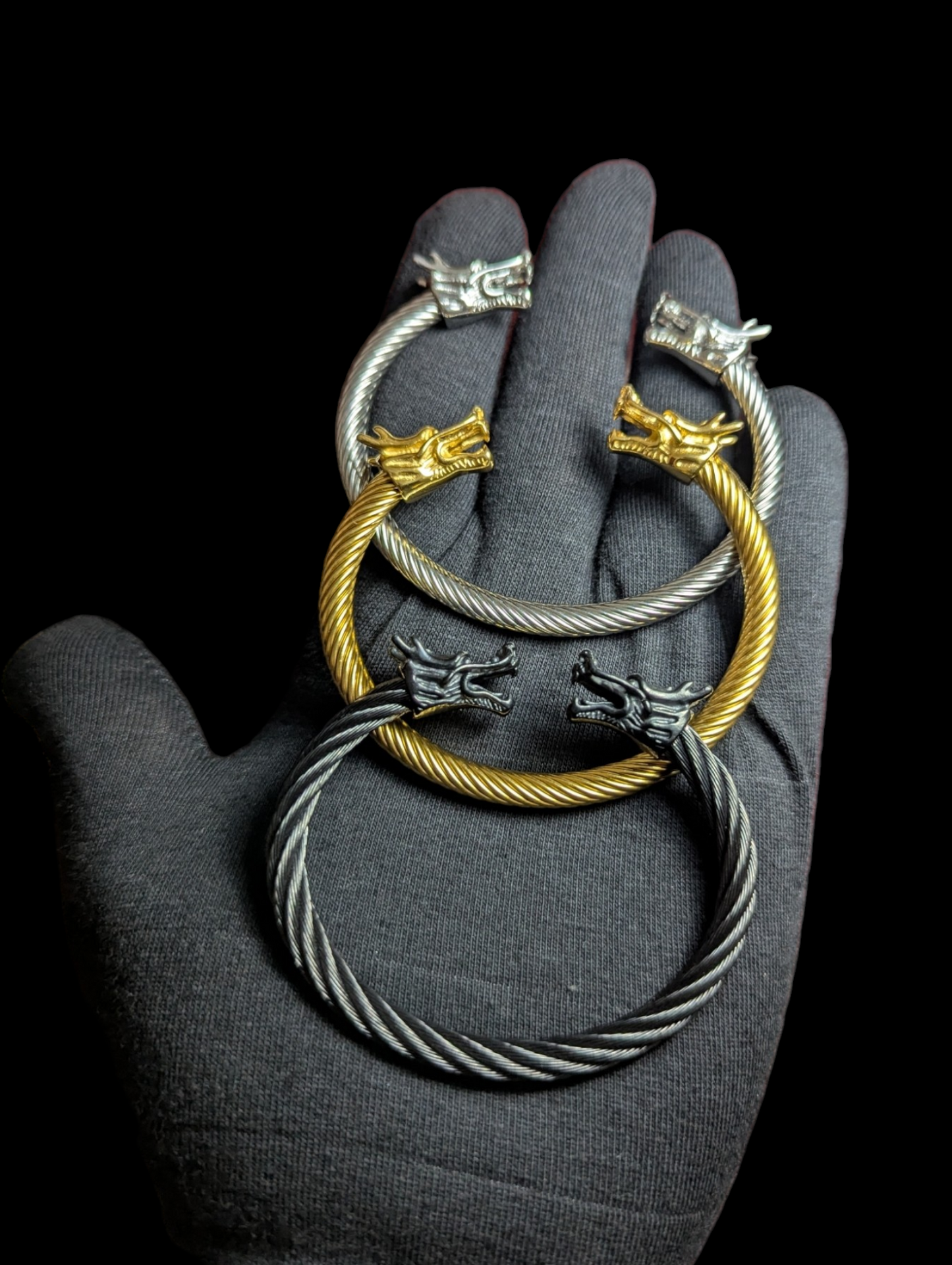 Dragon Bracelets in 3 beautiful colors Unisex