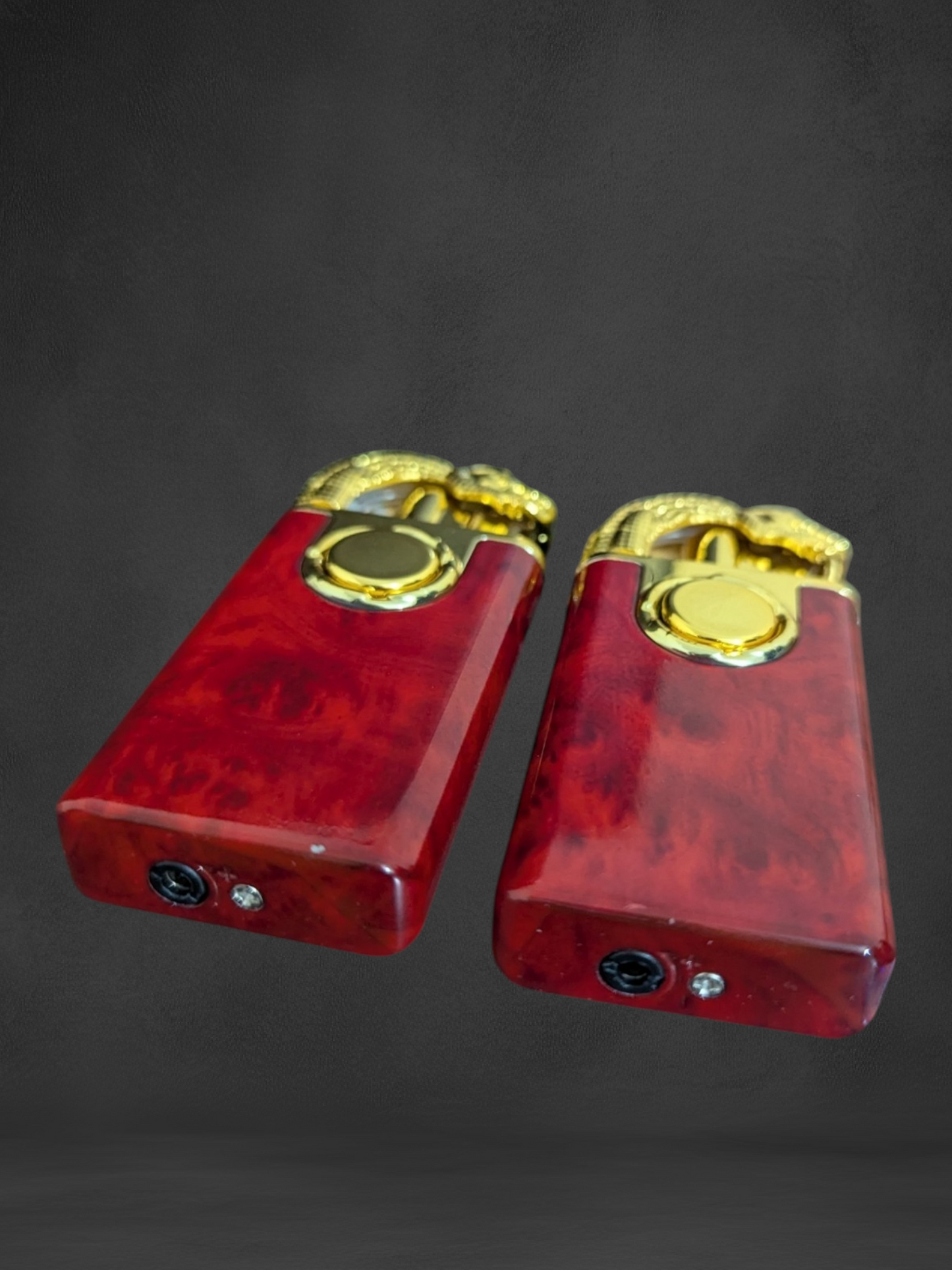 Crocodile Lighter in Dual Flame