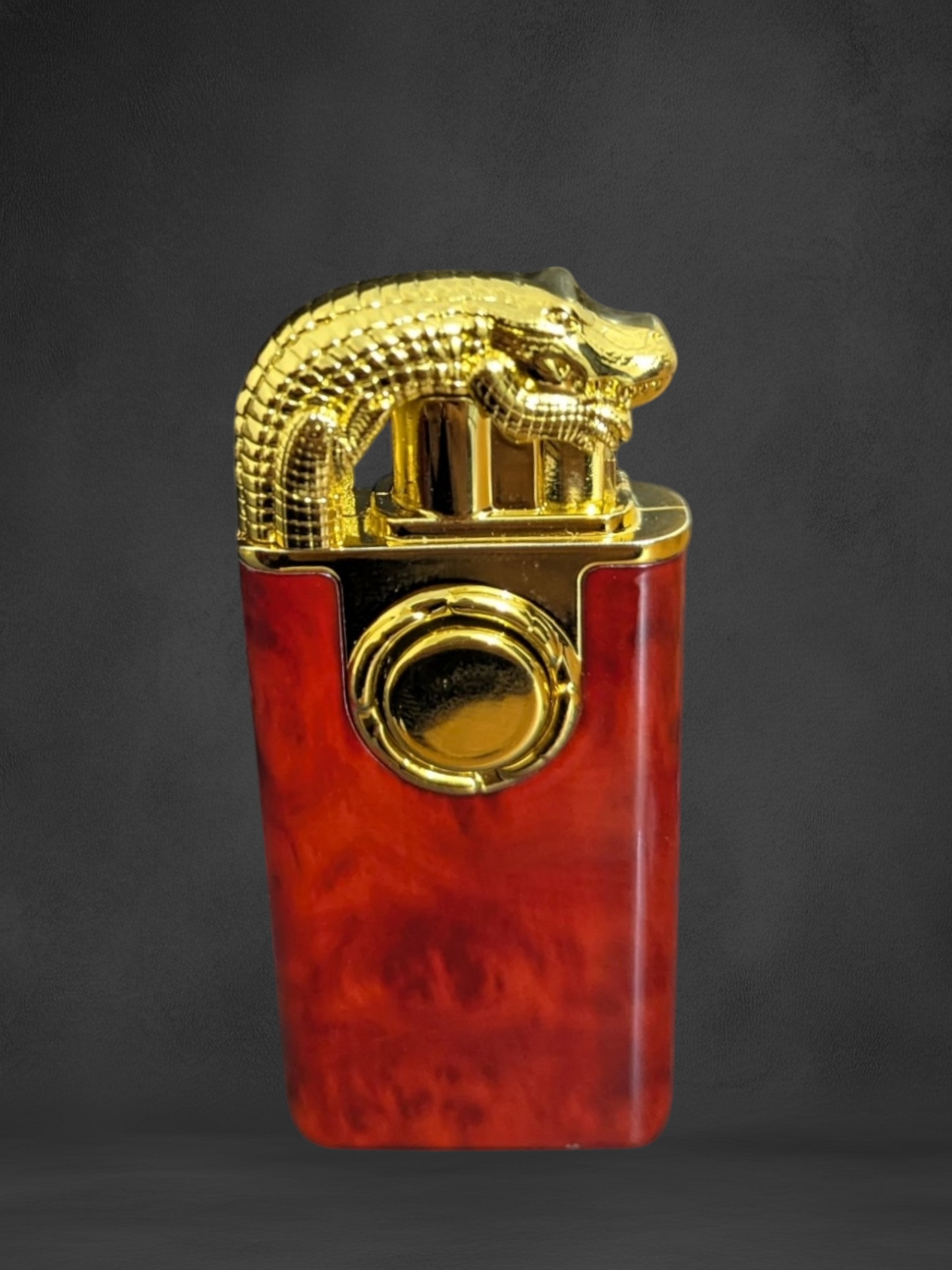Crocodile Lighter in Dual Flame