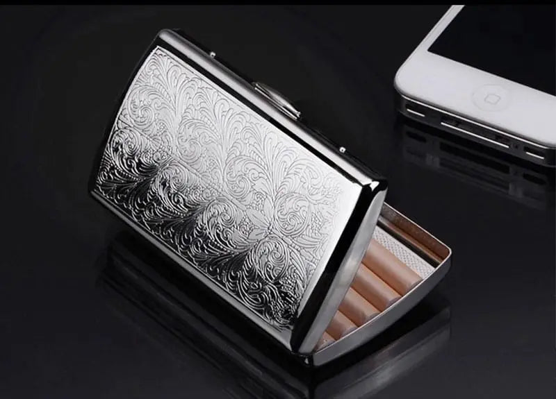 Silver Starlight Cigarette Case