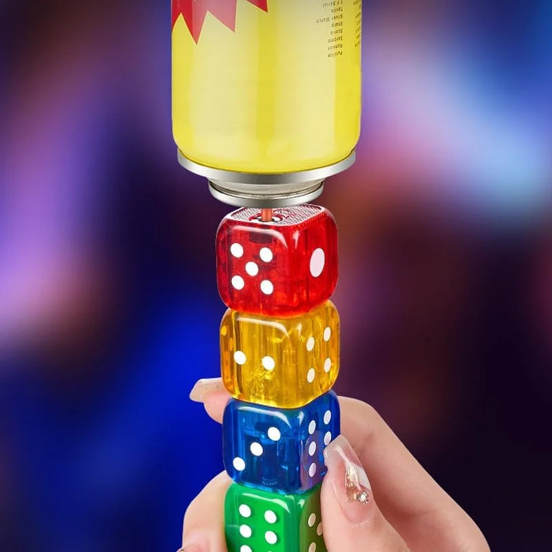 Colorfull Dice Jet Flame Lighter Metallic Fire