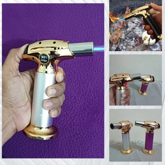 Gas Refillable Bbq Torch Lighter Stylish And Windproof Jet Flame