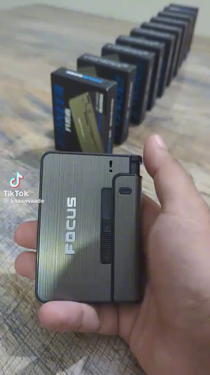 Focus Cigarette case+ Lighter