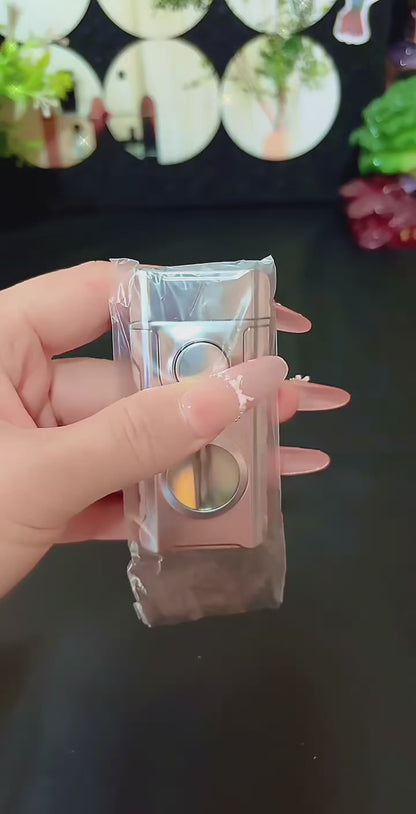 Dual Flame Blue Light Lighters