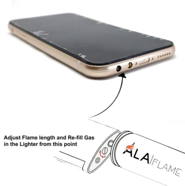 Iphone Lighter in Golden and Silver color