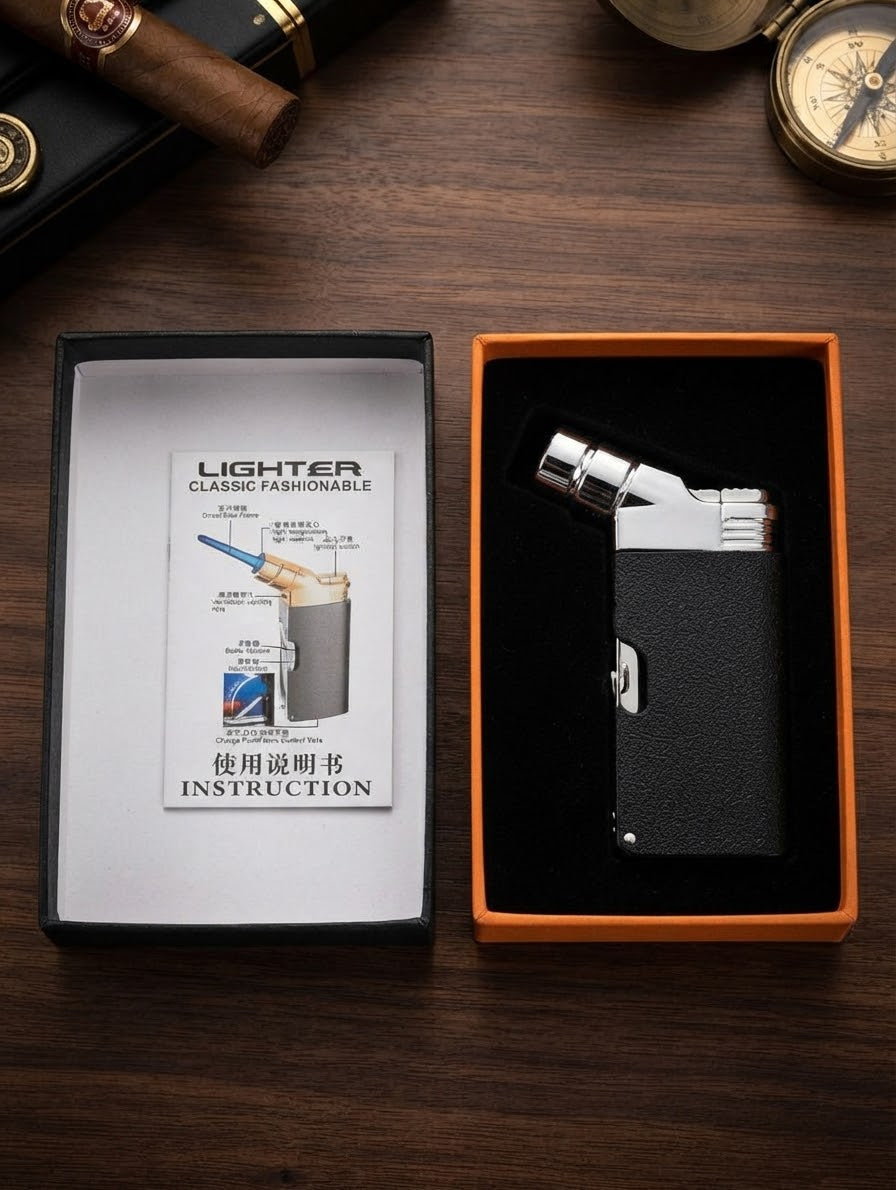 Jet Flame Lighter with Nail cutter
