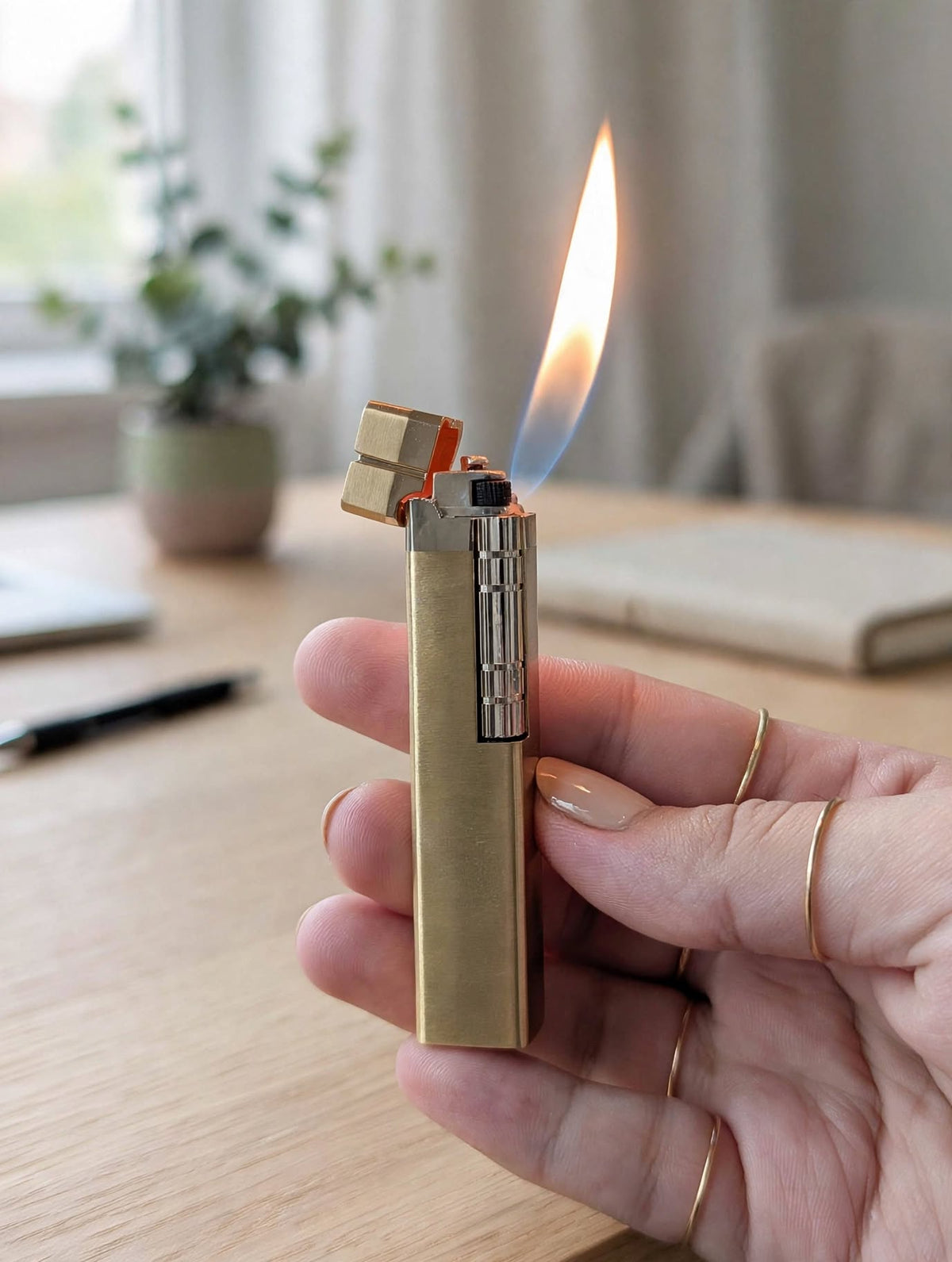 Derui Luxury Slim Lighters Khaanvaade