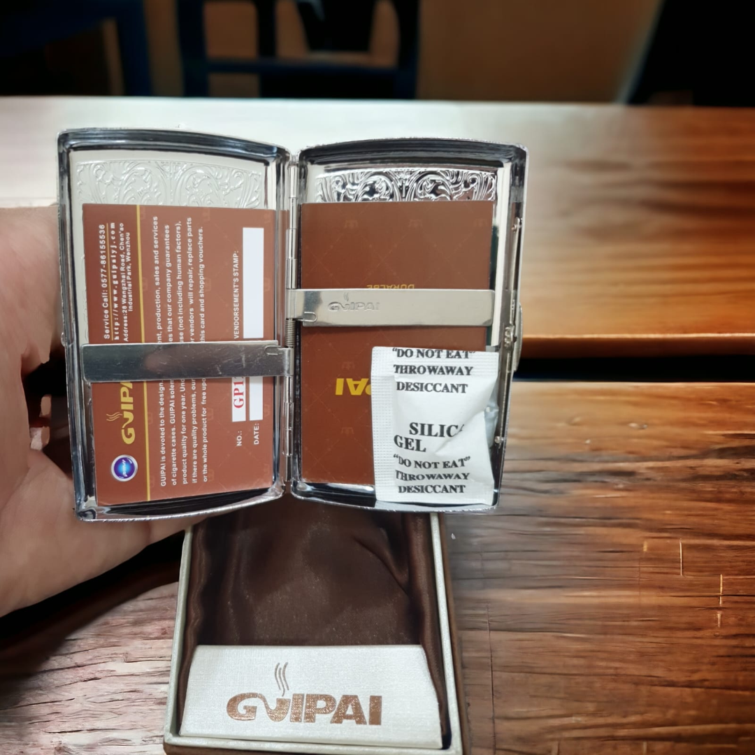 Silver Starlight Cigarette Case