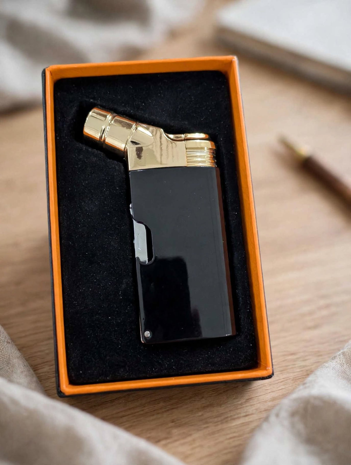 Jet Flame Lighter with Nail cutter
