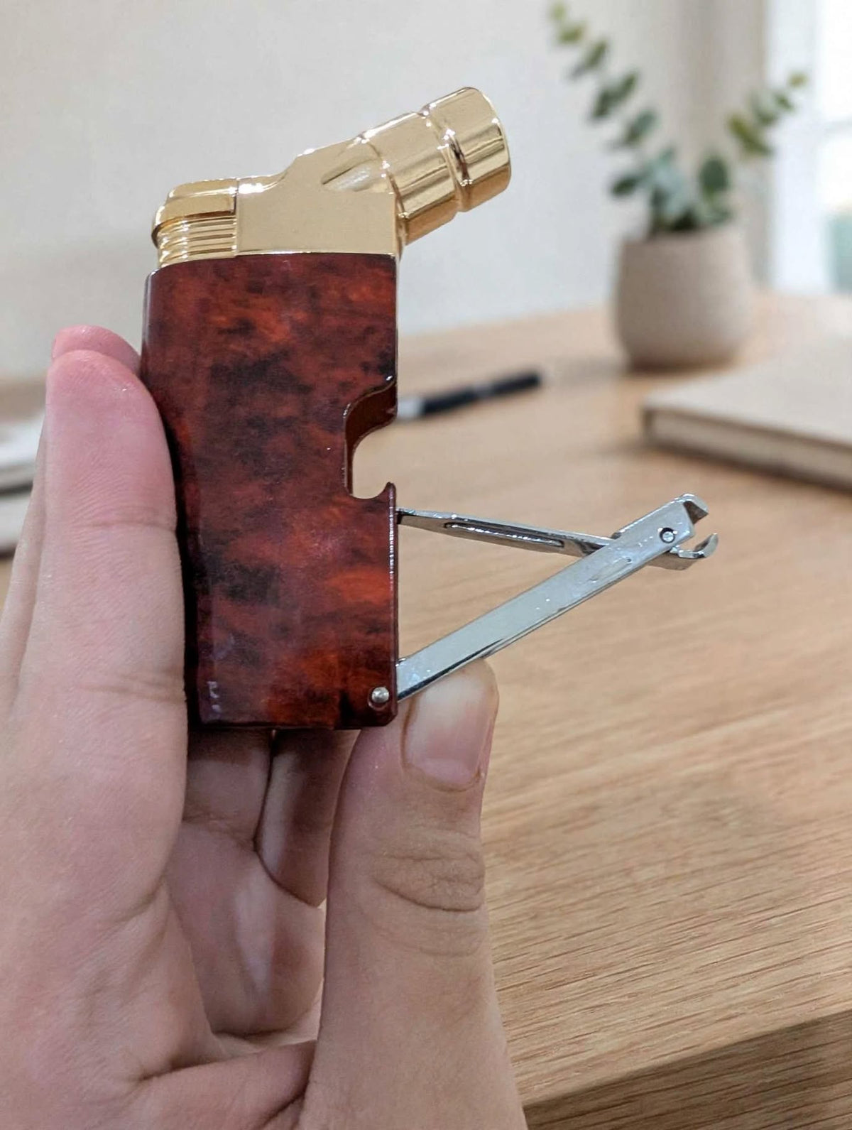 Jet Flame Lighter with Nail cutter
