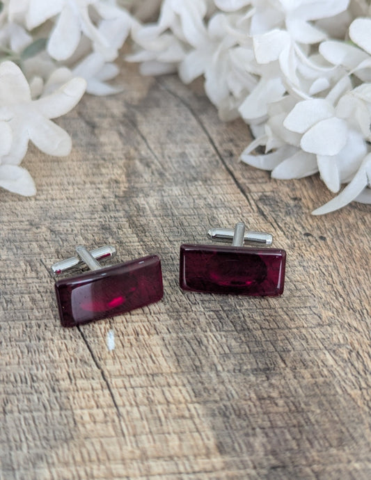 Ruby Radiance Cufflinks