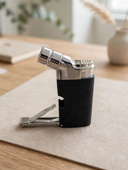 Jet Flame Lighter with Nail cutter