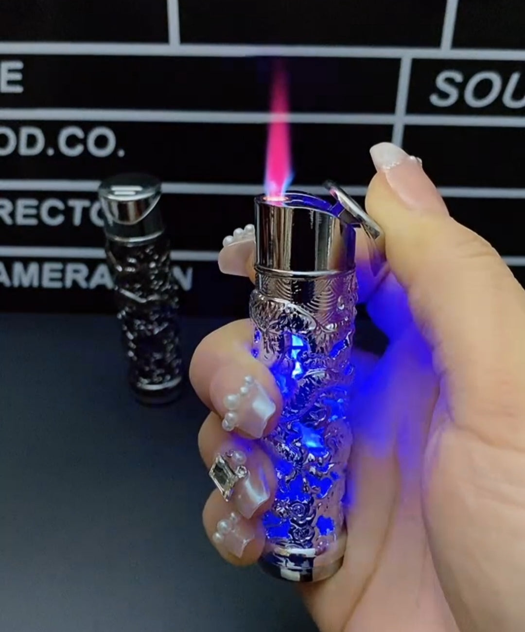 Dragon Red Flame Lighter – Windproof Jet Flame & Refillable