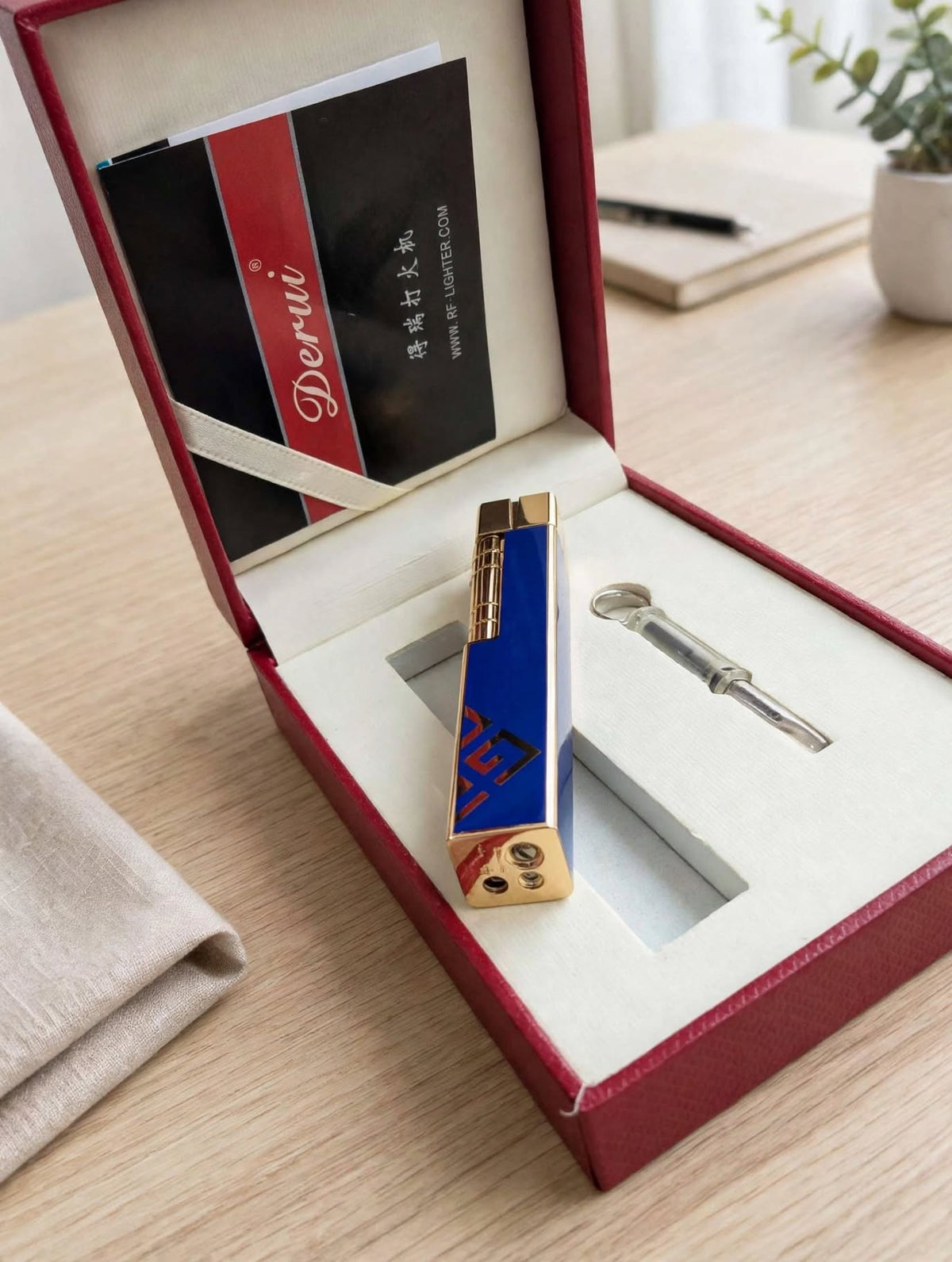 Derui Luxury Slim Lighters Khaanvaade
