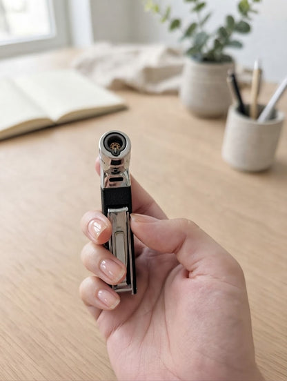 Jet Flame Lighter with Nail cutter