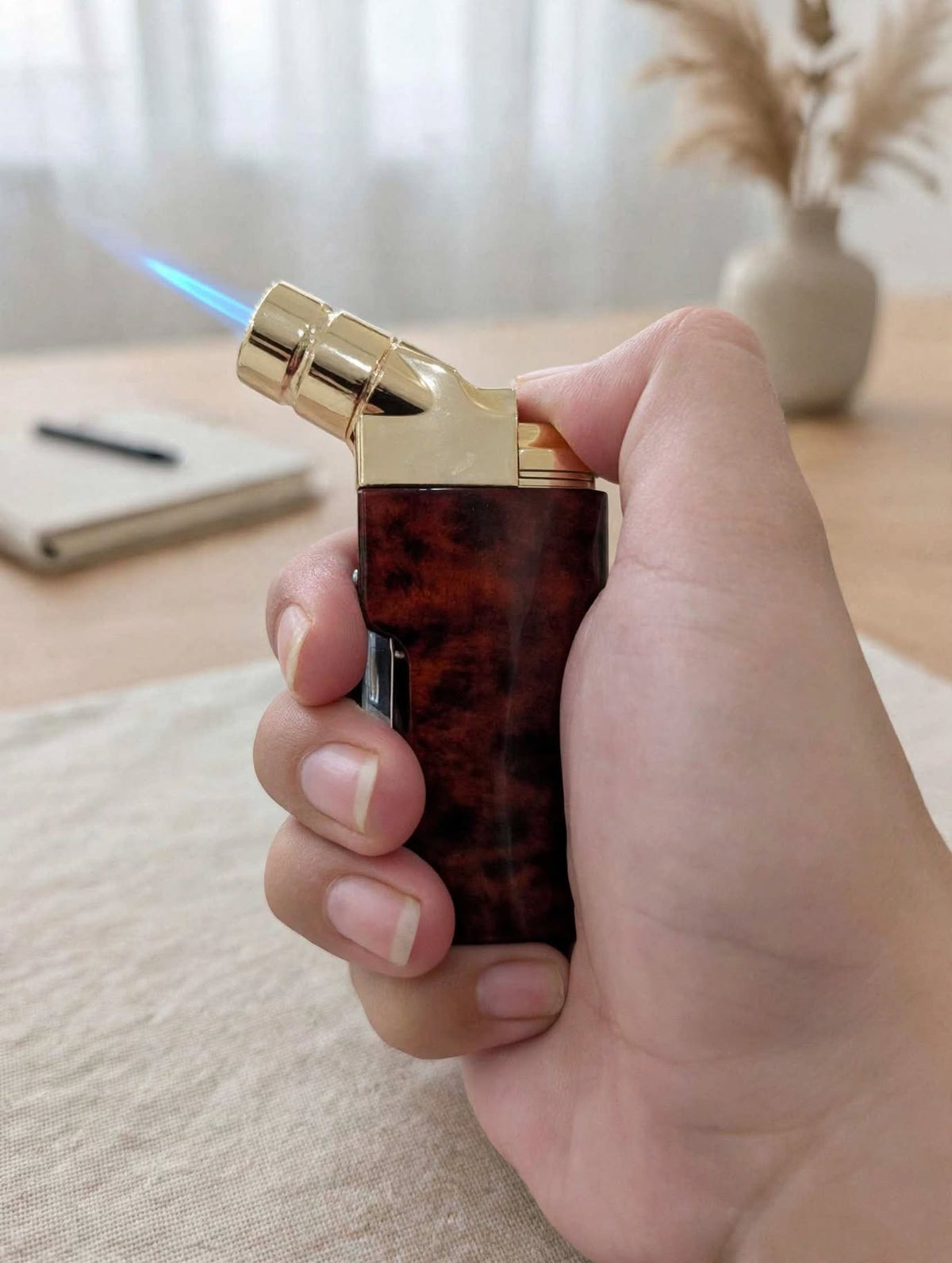 Jet Flame Lighter with Nail cutter