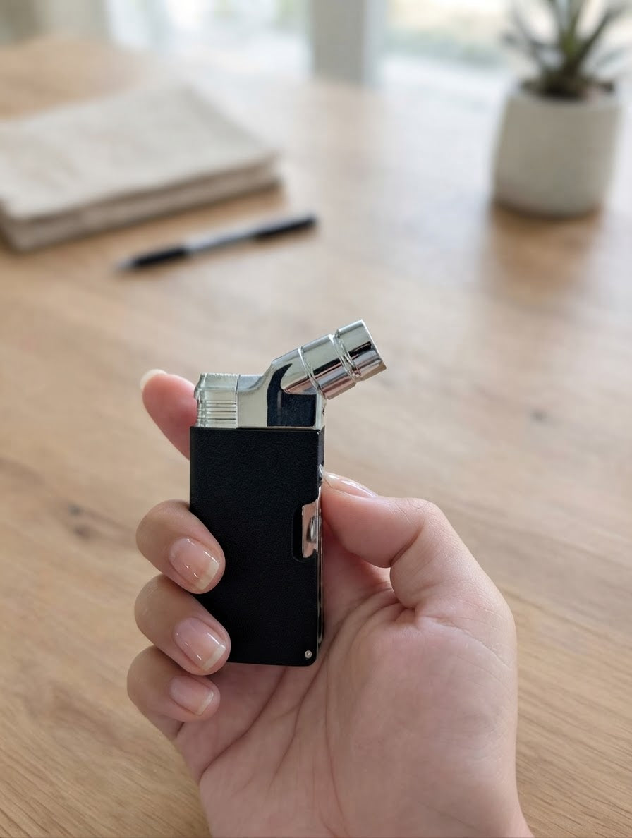 Jet Flame Lighter with Nail cutter